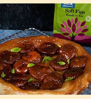 A photo of Crazy Jack's Fig Tart Tatin