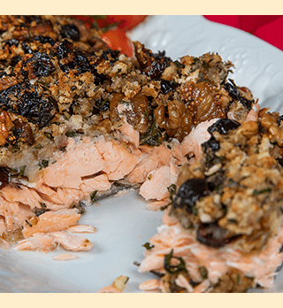 A photo of Crazy Jack's Jewelled Crusted Salmon recipe